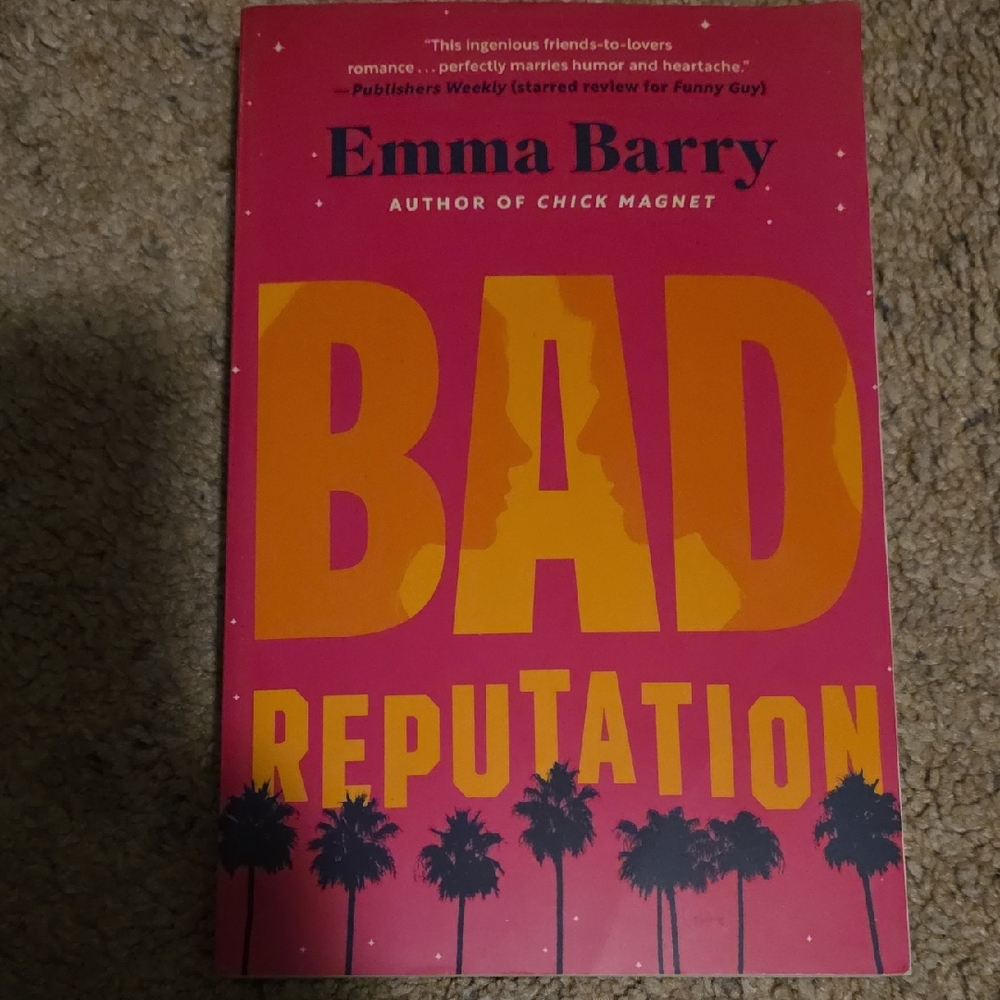 'Bad Reputation' Pink and Orange Book